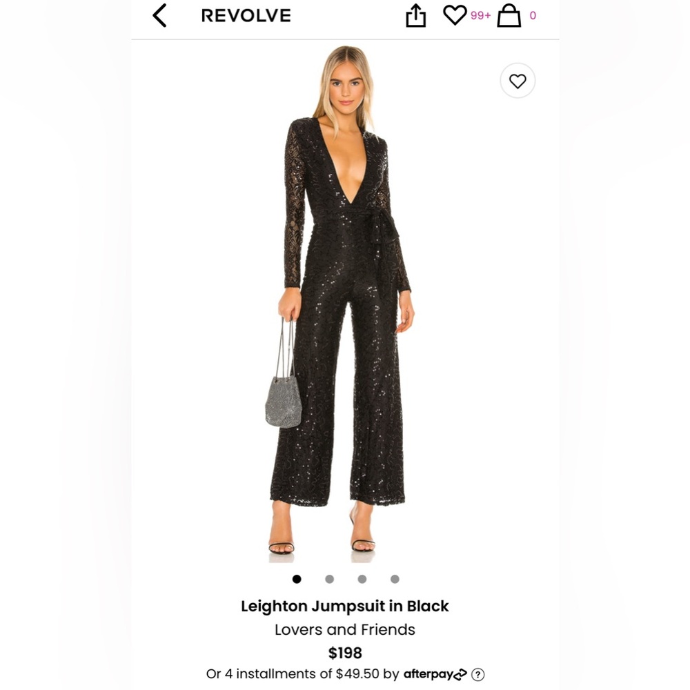 Leighton Jumpsuit in Black